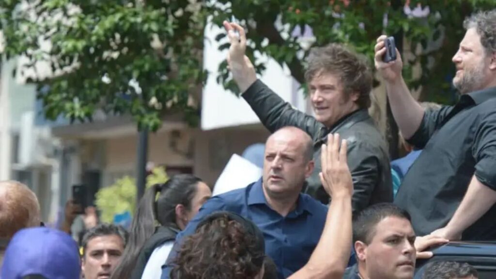 milei acto santiago