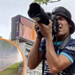 fotografo corrido por milei