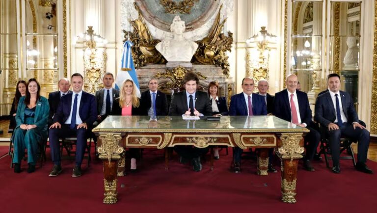 milei mensaje gabinete