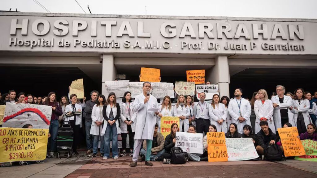 hospital garrahan protestan