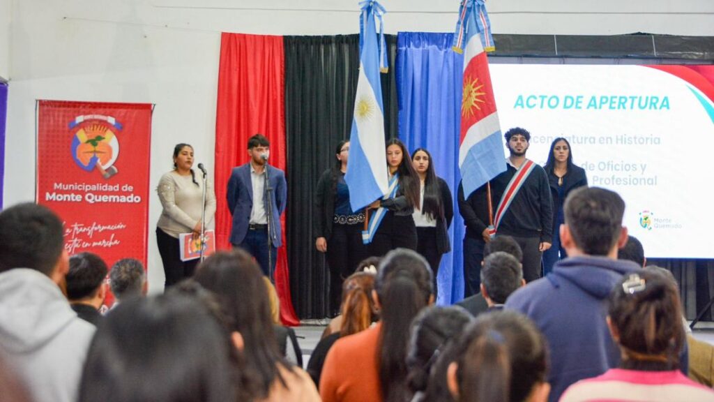 monte quemado acto de apertura