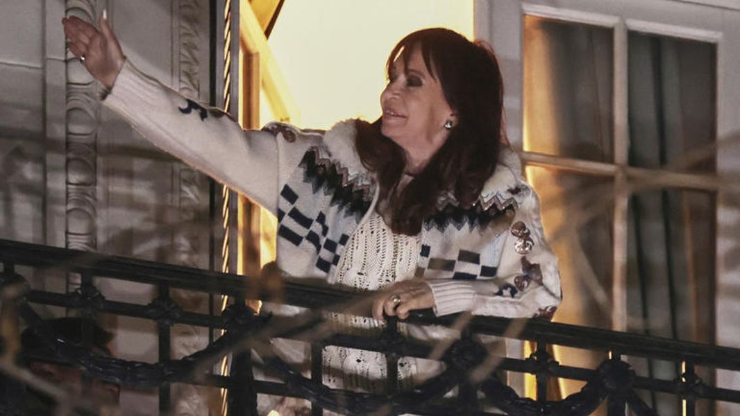 cristina kirchner balcon