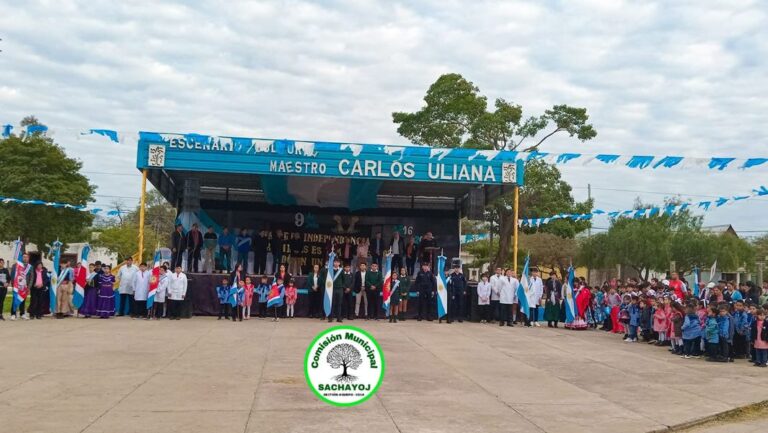 sachayoj acto dia de la independencia