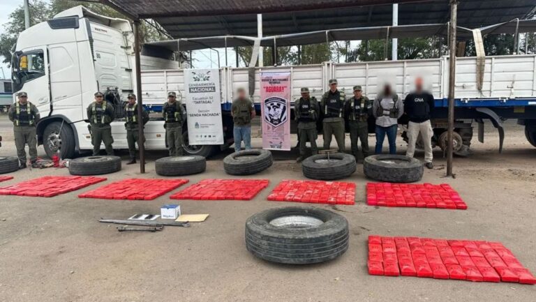 cocaina secuestro gendarmeria