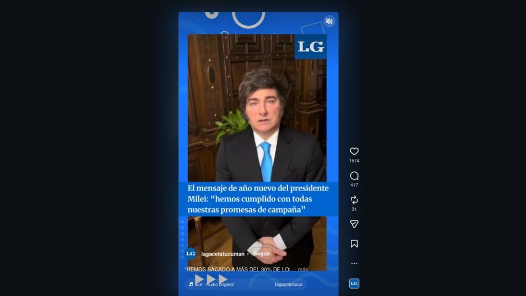 milei mensaje