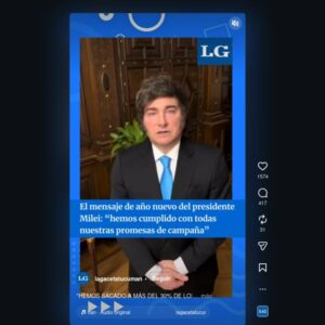 milei mensaje