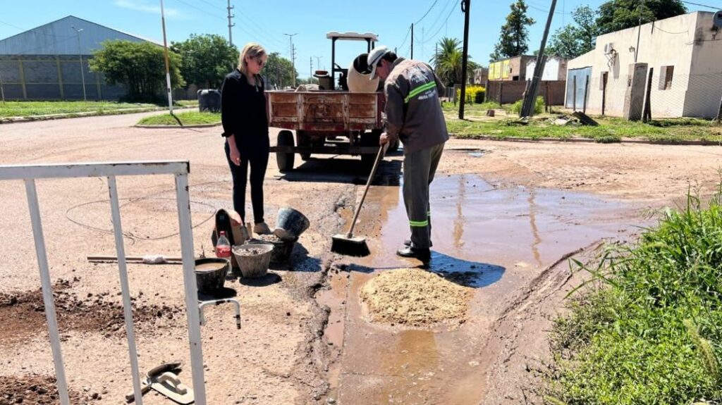 trabajos bacheo calles