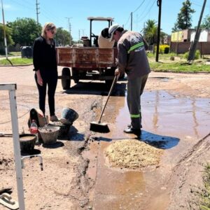 trabajos bacheo calles