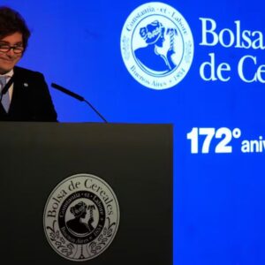javier milei sonrisa anuncio