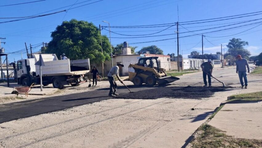 trabajos bacheo nueva esperanza