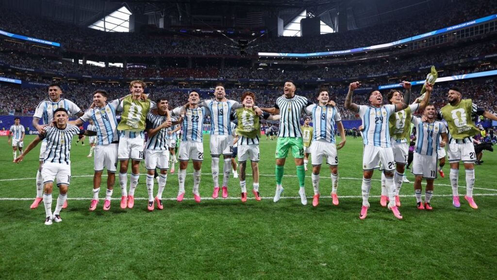 festejos argentina mundial