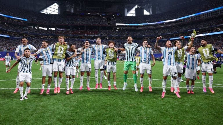 festejos argentina mundial