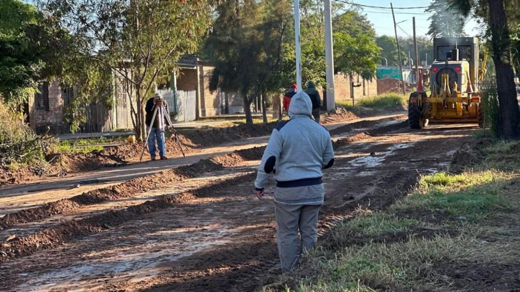 monte quemado pavimentacion