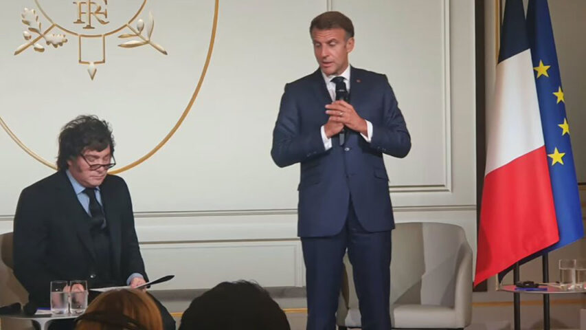 javier-milei-emmanuel-macron