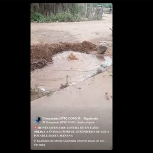 monte quemado caño roto